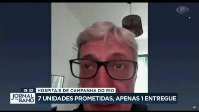 &quot;Não vou usar a palavra canalhice. Mas é canalhice!&quot; Eduardo Oinegue, Jornal da Band, 12/06/2020