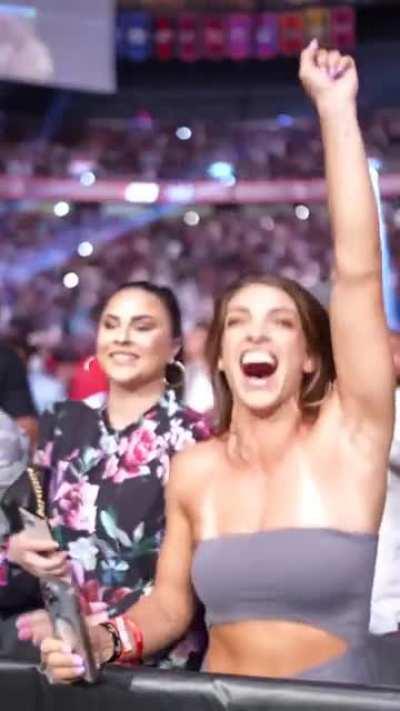 Mackenzie D Celebrating Nate's Victory @ UFC 279