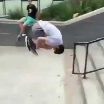 HMFT after i try to jump some stairs