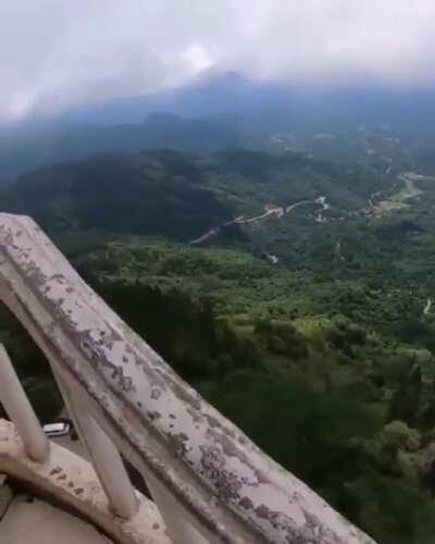 Spiral staircase climbs over 3,500 ft in the air