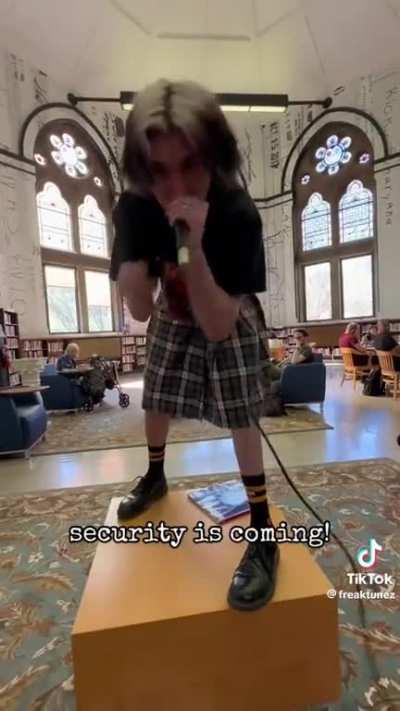 average deftones fan gets kicked out of a public library