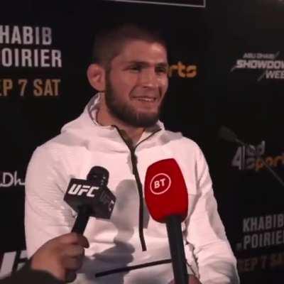 Stay strong Khabib , may allah have mercy on your father