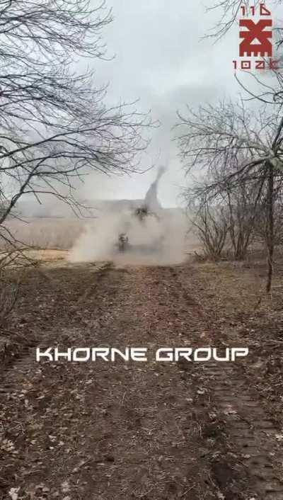 When the Ukraine artillerymen sneeze