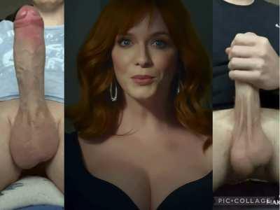 Christina Hendricks's Big Tits deserve Big Cocks