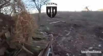 Footage of Ukranian soldiers defending Bakhmut