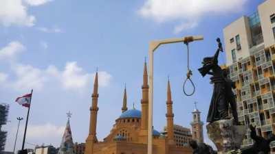 A Gallows Has Been Installed in the Middle of Beirut!