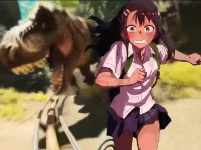 T-Rex is a Nagatoro fan