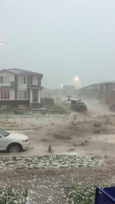 🔥 Canadian Hail Storm