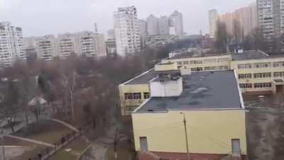 Firefight reportedly ongoing on the outskirts of Kyiv this morning