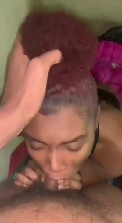 He fucking ts outta her throat 💯🔥