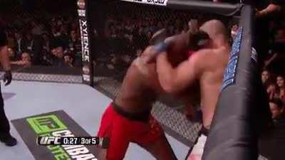 Jon Jones's vicious in-fighting against current LHW title challenger Glover Teixeira.