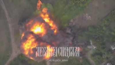 Lancet destroys a BM-21 Grad, Kharkiv region