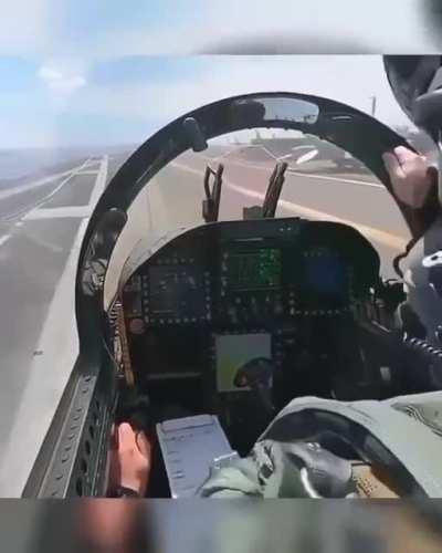 F18 takeoff from an aircraft carrier