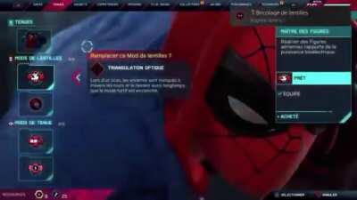 First look at Miles Morales suit menu