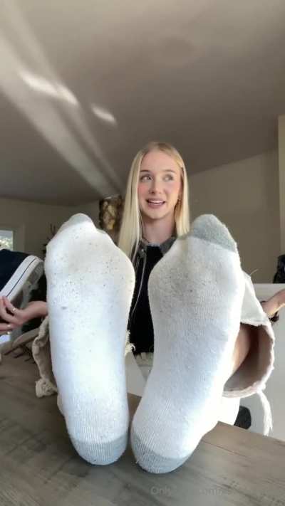 white socks