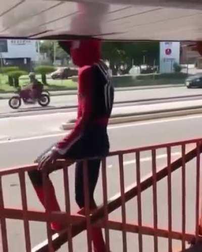 The way this guy does &quot;The Spider-Man&quot;