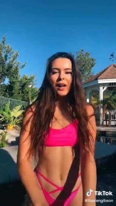In pink