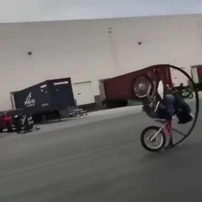 This bouncing motorcycle