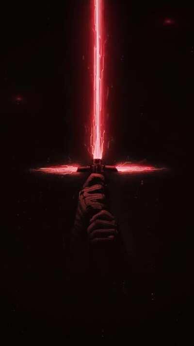 Kylo Ren Lightsaber (Lock Screen Video Wall) looks great on S10 series phones - link in comments