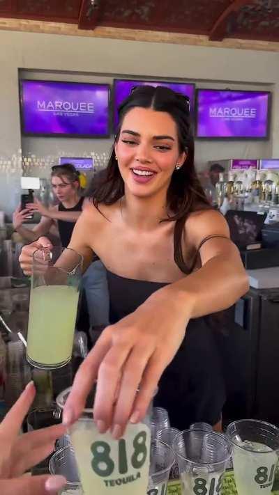 Kendall Serving Drinks with Kylie | 2024 