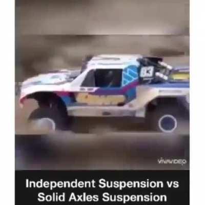 Solid-axle suspension vs independent suspension