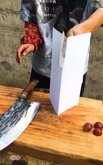 The sharpness of this knife