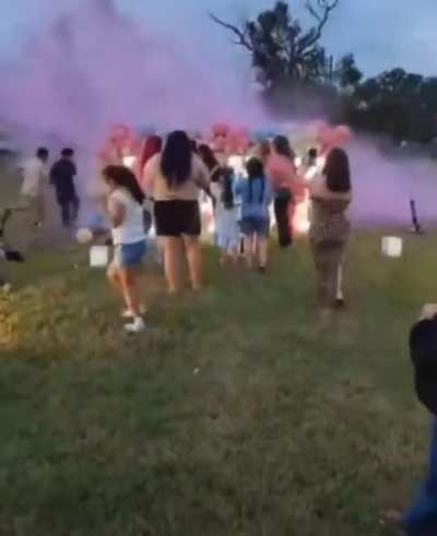 Kids begin fighting after finding out it’s a girl. 