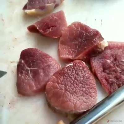 Neurons firing what energy the have left from freshly cut meat