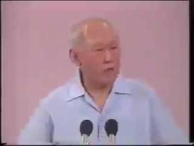 Former Singapore PM, Legendary Lee Kuan Yew on conversion &amp;amp; Hinduism. He was such a hard task master &amp;amp; never hesitated to speak his mind.