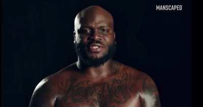 This man really is a never ending goldmine 😂. Derrick Lewis in a brand new manscaped commercial.