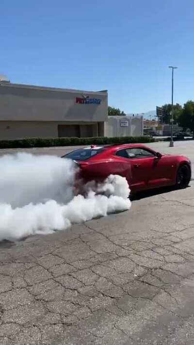 Did a burnout for the Fourth💪