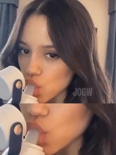 Mommy Jenna Ortega loves to suck