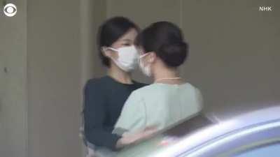 Japan’s Princess Mako saying goodbye to her family as she loses her royal status by marrying a 