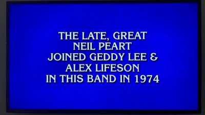 Rush Jeopardy question video. Since you were asking... I went back and grabbed it. Enjoy