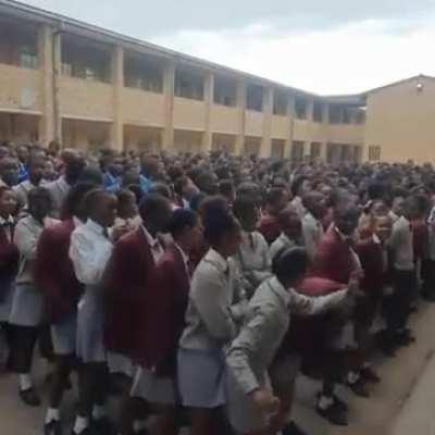 South African morning assembly ( lead singer reveal at the end)