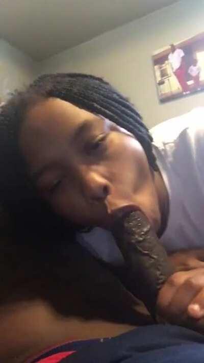 She loves sucking dick