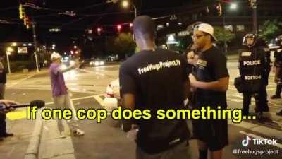 good Cop: Black man Defend some Cops