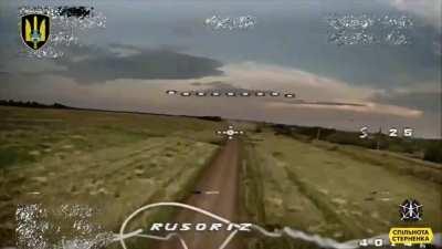 Ukrainians using FPV Drones to take out Russian vehicles (July 2024)