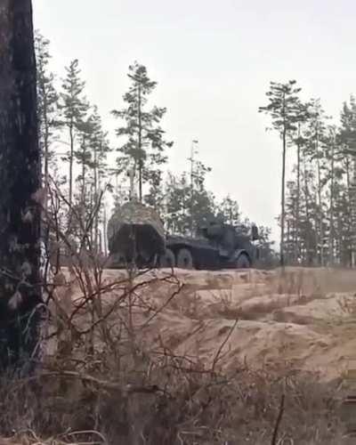 Swedish-donated Ukrainian Archer SPG firing somewhere in the east (Date Unknown, probably recent)