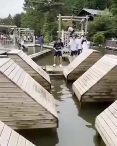 To run an obstacle course