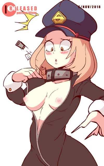 Camie Utsushimi's zipper malfunction (Diives) [My hero academia]