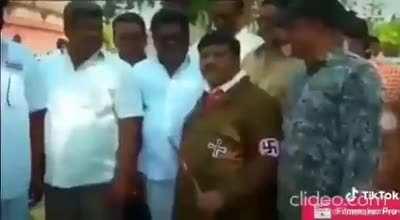 Therapist : Indian hitler cant hurt you, he doesn't exist.......... Indian hitler: