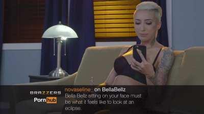 Bella reading mean porn comments