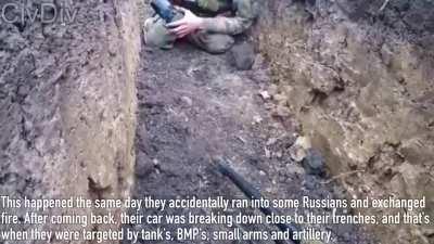 Go pro footage of foreign Ukrainian fighters dodging artillery fire near the front lines 6-6-23