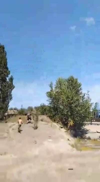 Russian air defense at work, the drone reached it's desired destination regardless