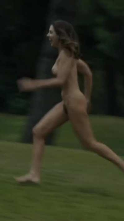 Alison Brie running topless - Somebody I Used to Know (2023)