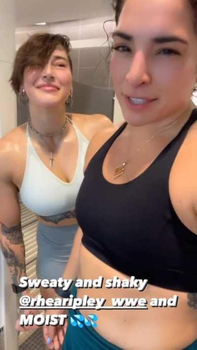 Rhea Ripley and Raquel Rodriguez