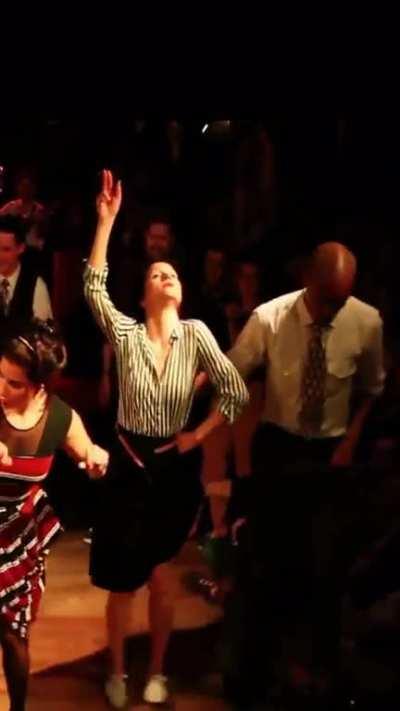 A swing dance resembles how my grandma would dance (Main dancer is Ksenia Parkhatskaya)