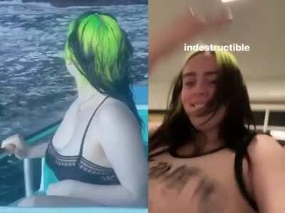 Billie Eilish titty smack