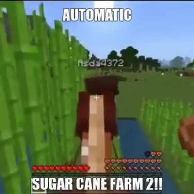 epic 100 sugar cane farm minecraft automatic real hot sex big boobs tutorial part 7